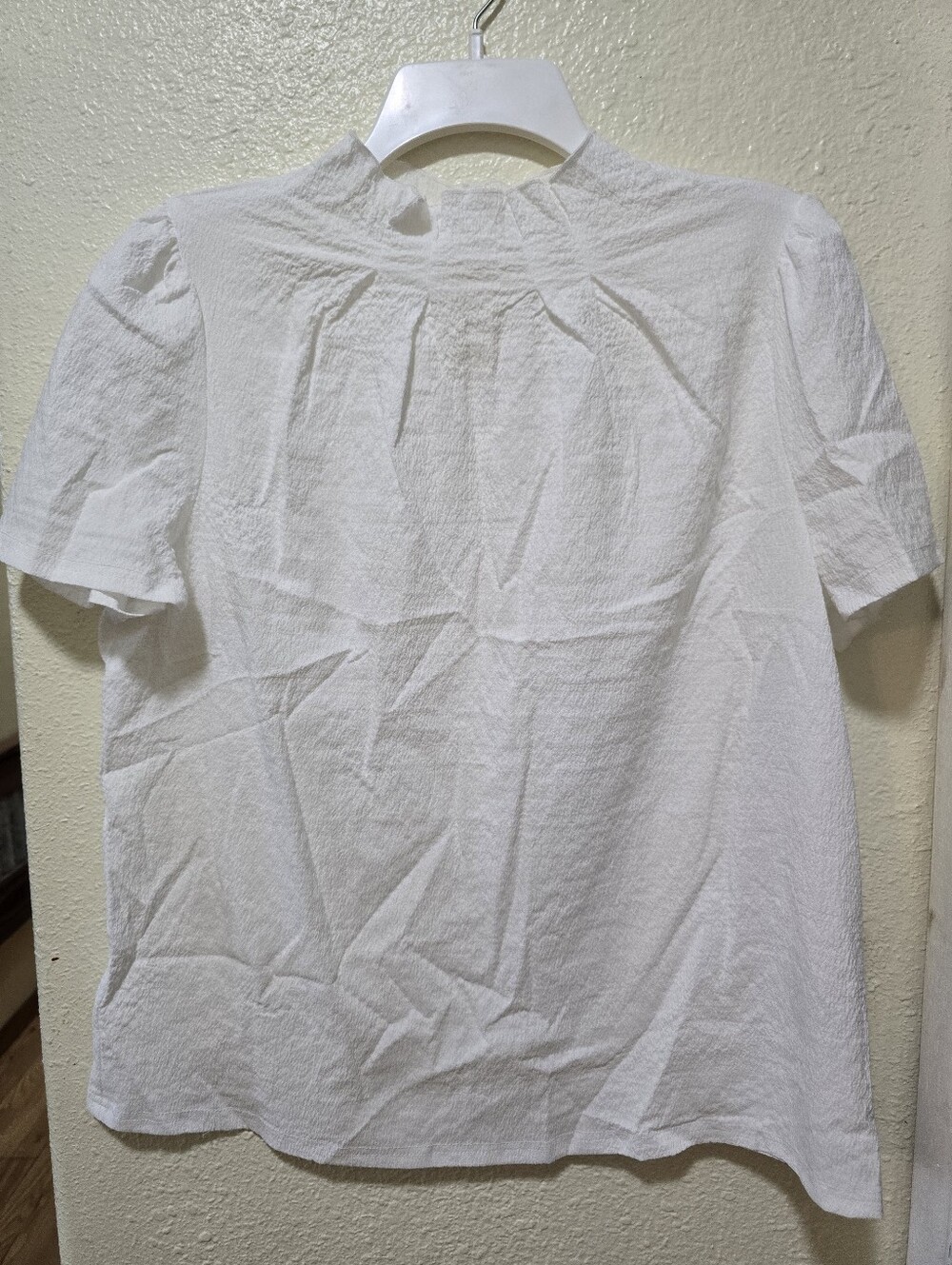 Classic White Short-Sleeve Women’s Shirt